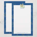 Search for watercolor stationery paper Blue