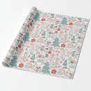 Search for teal and red christmas wrapping paper Cute