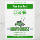 Search for lawn mowing flyers Yard