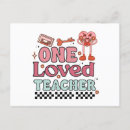Search for teacher horizontal postcards Retro