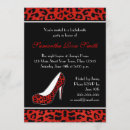 Search for animal print hen party invitations Red