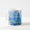Search for winter snow scene mugs December