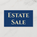 Search for auctions business cards Estate