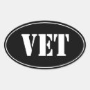 Search for war oval stickers Veteran
