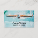 Search for swimmer business cards Pool
