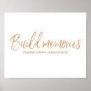 Search for jenga guest book wedding signs Build memories