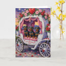 Search for dachshund valentines day cards Dachshund with hearts