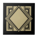 Search for black gold art deco tiles Chic