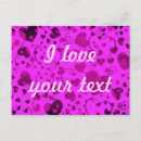 Search for pink heart pattern postcards Abstract