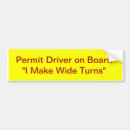Search for students bumper stickers Warning