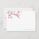 Search for japanese note cards Cherry blossom