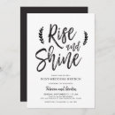 Search for shine wedding invitations Rise and shine