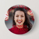 Search for new year buttons badges Red
