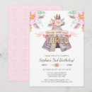 Search for teepee birthday invitations Watercolor