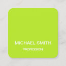 Search for lime green business cards Simple
