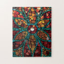 Search for stained glass puzzles Autumn