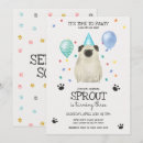 Search for pug birthday invitations Puppy birthday party