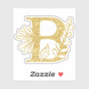 Search for gold b monogram stickers Letter