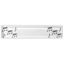 Search for music name plates Black