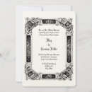 Search for rose border wedding invitations Vintage