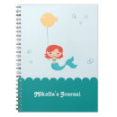 Search for mermaid notebooks Under the sea