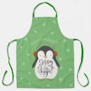Search for merry and bright aprons Green