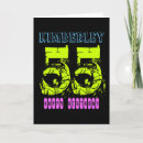 Search for 55th birthday cards Typography