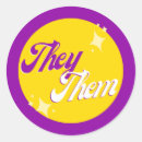 Search for pronouns stickers Pride