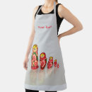 Search for russian aprons Matryoshka
