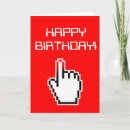 Search for computer birthday cards Geek