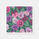 Search for pansy napkins Botanical