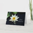 Search for waterlily thank you cards White