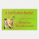 Search for costume rectangle stickers Purim