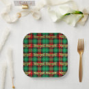 Search for plaid christmas plates Pattern