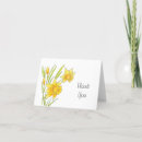 Search for daffodil thank you cards Yellow