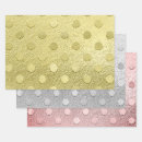 Search for silver polka dot wrapping paper Elegant