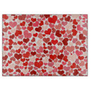 Search for valentine chopping boards Red hearts