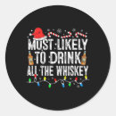 Search for funny whiskey stickers Merry christmas
