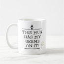 Search for germs mugs Microscope