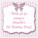 Search for pink and grey birthday party stickers For kids