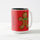 Search for gingerbread man mugs Red