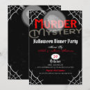 Search for murder mystery invitations Vintage