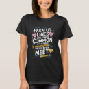 Search for parallel lines tshirts Common
