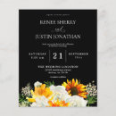 Search for black white yellow wedding invitations Modern