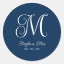 Search for navy white wedding stickers Couple