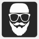 Search for black beard stickers Black and white