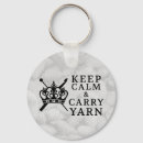 Search for and craft key rings Yarn