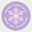 Search for purple snowflake stickers Simple