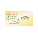 Search for happy mothers day return address labels Mum