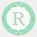 Search for monogrammed envelope seals Green